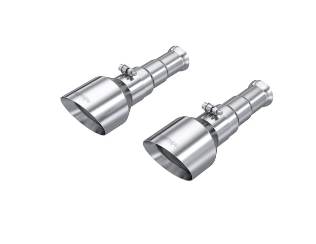 t 2009-2010 Dodge Ram 1500 Laramie 5" OD Dual Wall Angle Cut Exhaust Tips T5200 MBRP Exhaust