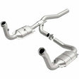 MagnaFlow direct-fit catalytic converter fits 2009-2011 Dodge Nitro 3.7L and 2009-2012 Jeep Liberty 3.7L stainless steel CARB compliant OBDII 52148