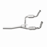 MagnaFlow direct-fit catalytic converter fits 2009-2011 Dodge Nitro 3.7L and 2009-2012 Jeep Liberty 3.7L stainless steel CARB compliant OBDII 52148