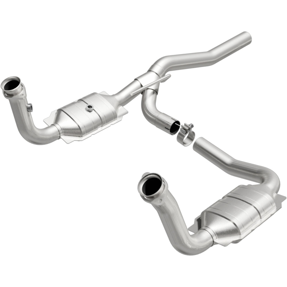 MagnaFlow direct-fit catalytic converter fits 2009-2011 Dodge Nitro 3.7L and 2009-2012 Jeep Liberty 3.7L stainless steel CARB compliant OBDII 52148