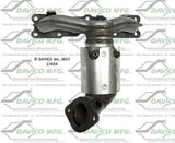 t 2009-2015 Kia Optima Catalytic Converter 17454 Davico Mfg