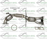 t 2009-2015 Volvo XC70 Catalytic Converter 18433 Davico Mfg
