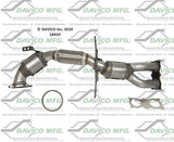 t 2009-2015 Volvo XC70 Catalytic Converter 18433 Davico Mfg