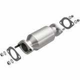 MagnaFlow direct-fit catalytic converter fits 2009-2012 Hyundai Genesis, 2010-2012 Hyundai Genesis Coupe, and more, this and 2009 Hyundai Genesis 4.6L stainless steel CARB complian