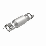 MagnaFlow direct-fit catalytic converter fits 2009-2012 Hyundai Genesis, 2010-2012 Hyundai Genesis Coupe, and more, this and 2009 Hyundai Genesis 4.6L stainless steel CARB complian