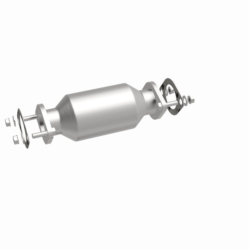 MagnaFlow direct-fit catalytic converter fits 2009-2012 Hyundai Genesis, 2010-2012 Hyundai Genesis Coupe, and more, this and 2009 Hyundai Genesis 4.6L stainless steel CARB complian