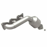 MagnaFlow direct-fit catalytic converter fits 2009 Kia Borrego 3.8L driver side 3.8L driver side stainless steel CARB compliant OBDII 51072