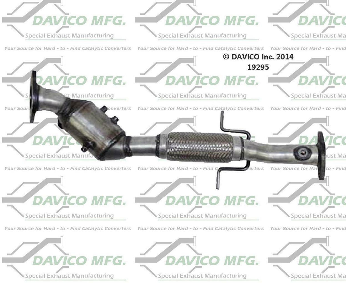 t 2010-2013 Ford Transit Connect Catalytic Converter 19295 Davico Mfg