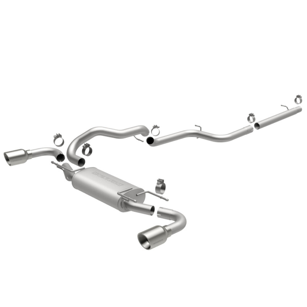 MagnaFlow cat-back exhaust system for 2010-2013 Mazda stainless steel polished 15146