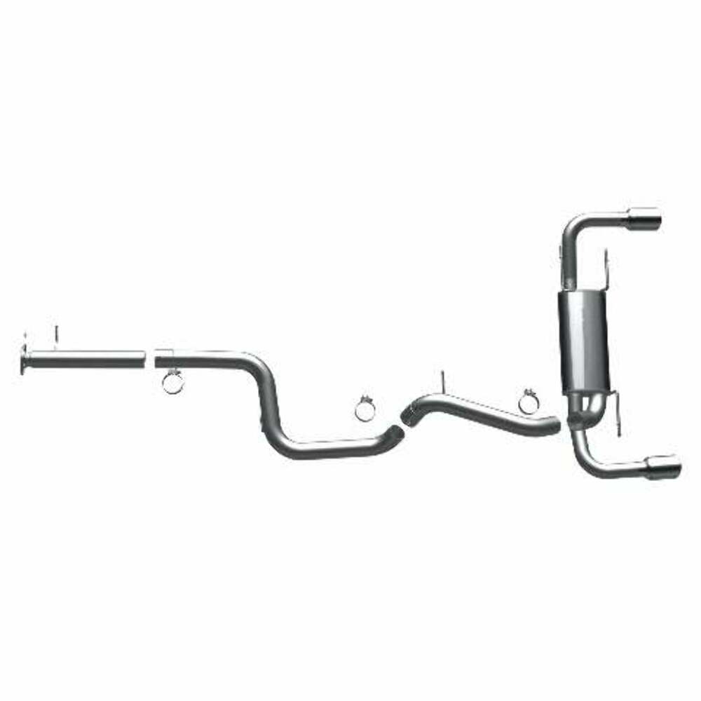 MagnaFlow cat-back exhaust system for 2010-2013 Mazda stainless steel polished 15557