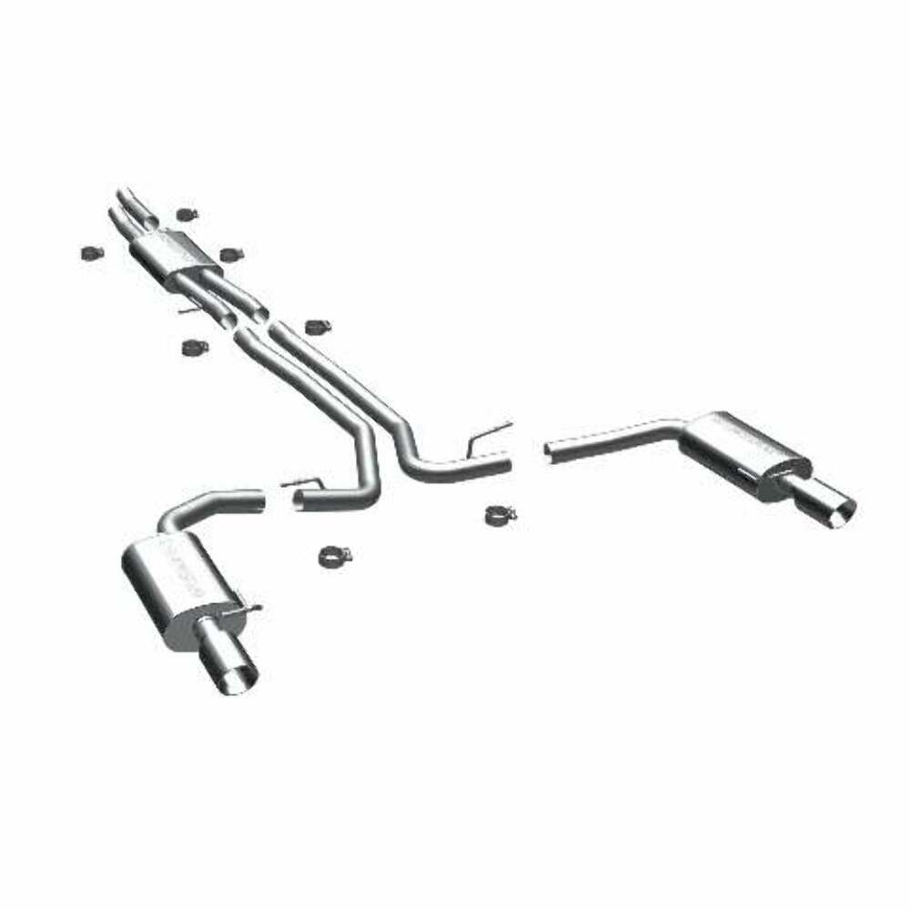 MagnaFlow cat-back exhaust system for 2010-2014 Ford stainless steel polished 15769