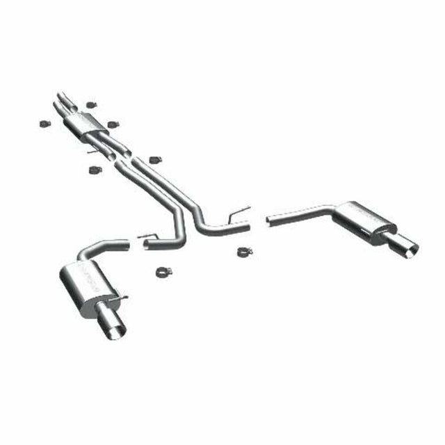 MagnaFlow cat-back exhaust system for 2010-2014 Ford stainless steel polished 15769