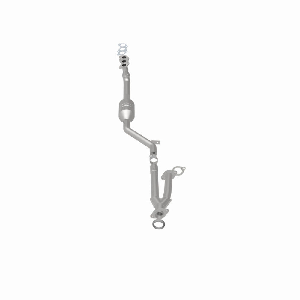 MagnaFlow direct-fit catalytic converter fits 2010-2015 Subaru Outback, Subaru Legacy, and more, this and 2010-2014 Legacy 3.6 L stainless steel CARB compliant 52202