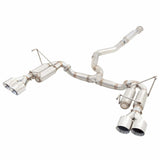2010-2014 Subaru Impreza; 3 Cat-Back w/ Quad Hot Dog rear-Xforce-ESSW28CS