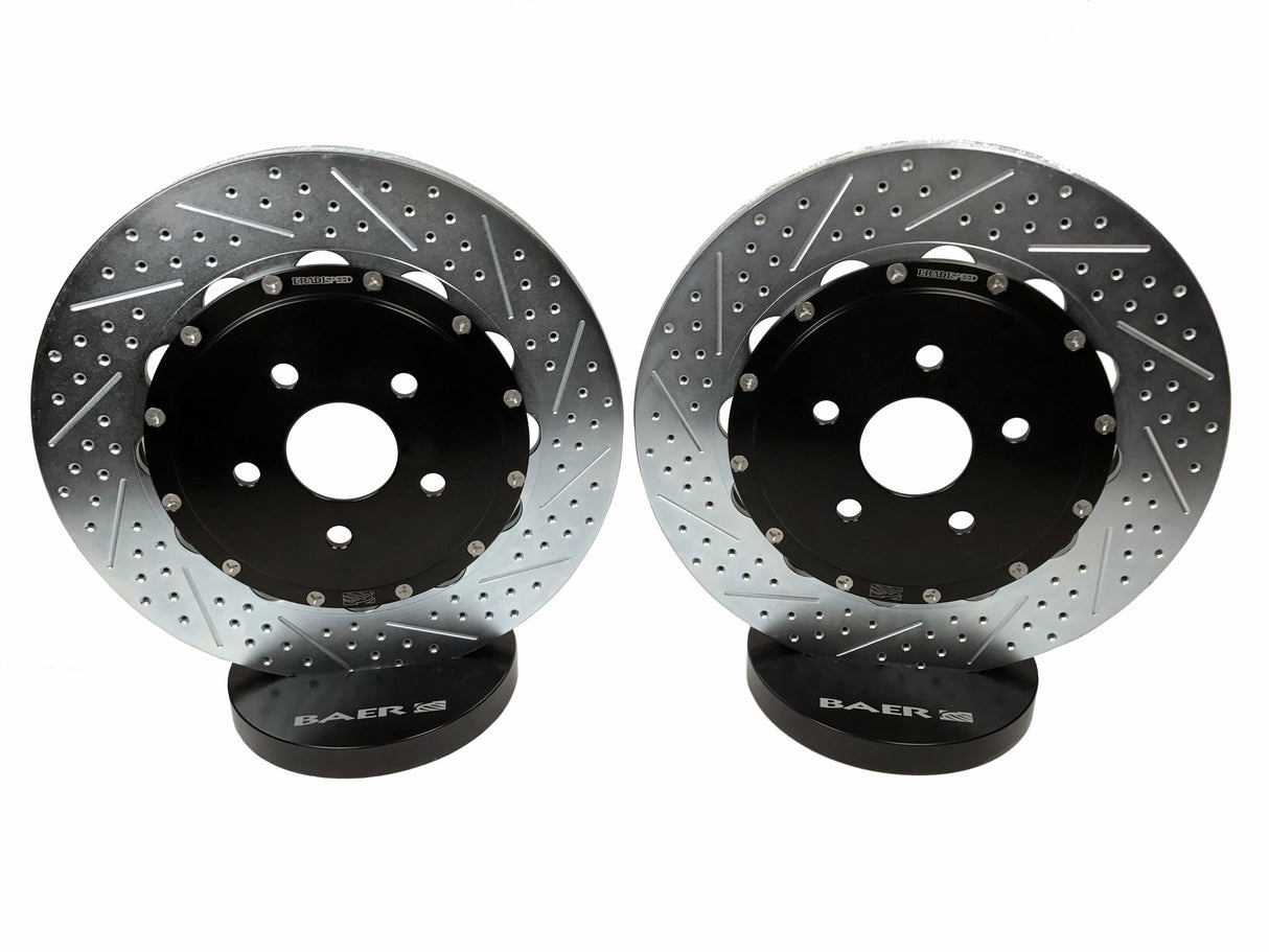 2010-2015 Camaro EradiSpeed Plus Disc Brake Rotors Rear 2302064 slotted