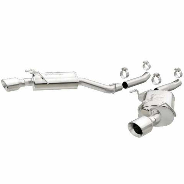 MagnaFlow axle-back exhaust system for 2010-2015 Chevy Camaro stainless steel polished 15354