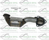 t 2010-2019 Ford Flex Catalytic Converter 19534 Davico Mfg