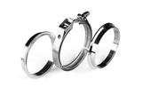 Jones Exhaust stainless V-band clamp assembly 5 inch stainless steel 20106-JHPR