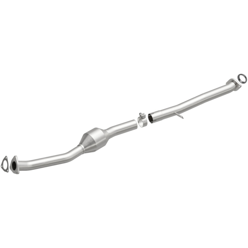 MagnaFlow direct-fit catalytic converter fits 2013-2016 Subaru Outback, 2013-2015 Subaru XV Crosstrek, and more, this and 2011-2013 Forester H4 2.5 inch inlet/outlet stainless stee