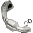 MagnaFlow direct-fit catalytic converter fits 2011-2015 Juke L4 1.6 1.6 inch inlet/outlet stainless steel CARB compliant 52438