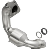 MagnaFlow direct-fit catalytic converter fits 2011-2015 Juke L4 1.6 1.6 inch inlet/outlet stainless steel CARB compliant 52438
