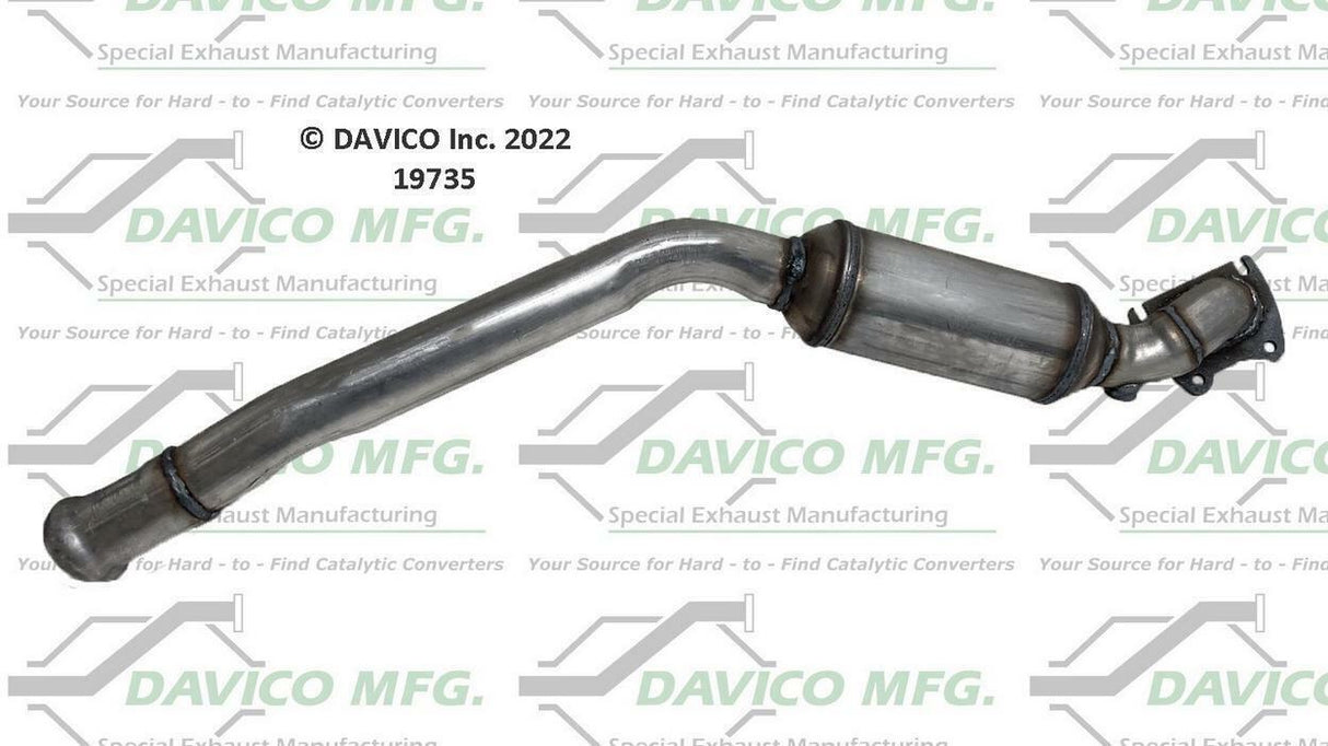 t 2011-2012 Dodge Durango Catalytic Converter19735 Davico Mfg