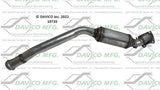 t 2011-2012 Dodge Durango Catalytic Converter19735 Davico Mfg