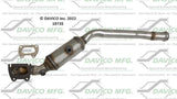 t 2011-2012 Dodge Durango Catalytic Converter19735 Davico Mfg