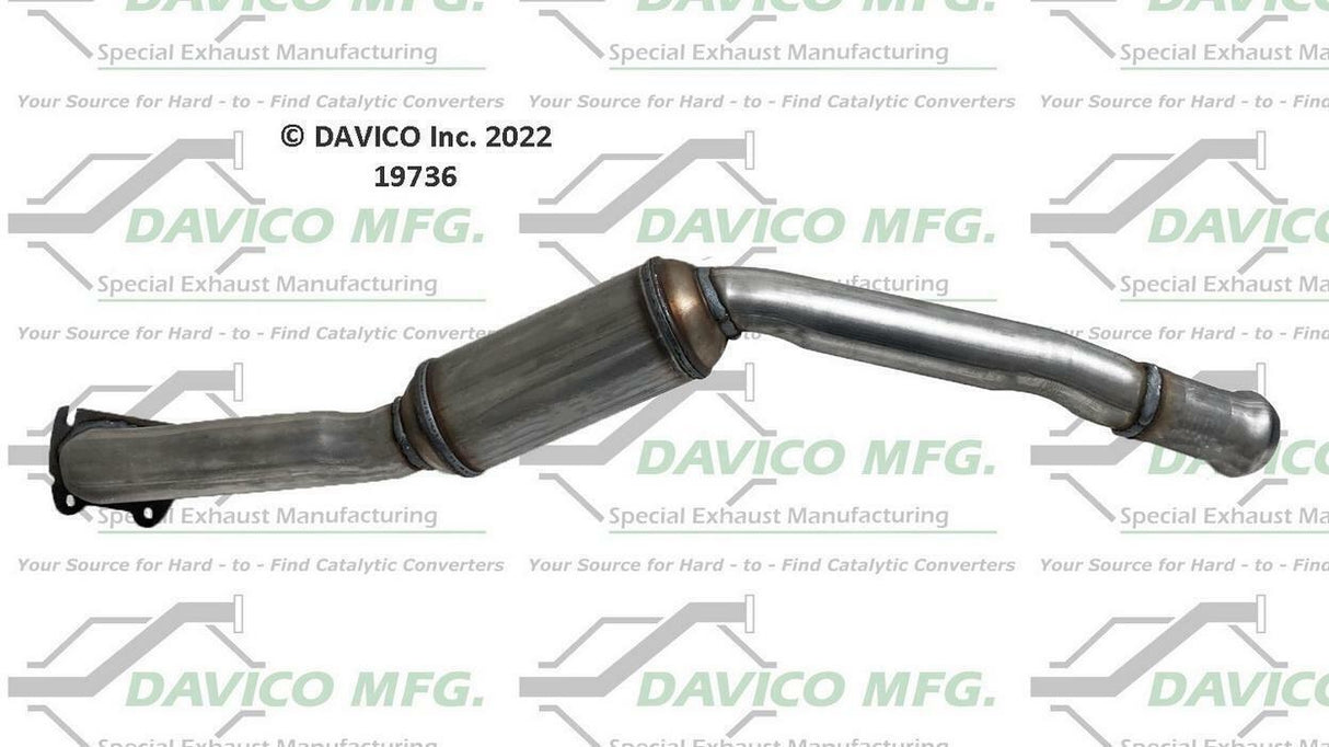 t 2011-2012 Dodge Durango Catalytic Converter19736 Davico Mfg