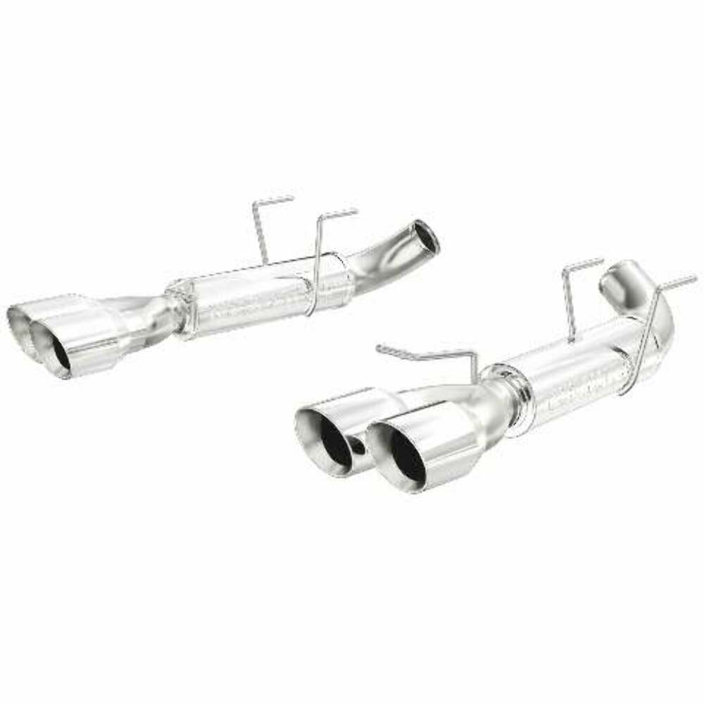 MagnaFlow axle-back exhaust system for 2011-2012 Ford Mustang stainless steel polished 15077