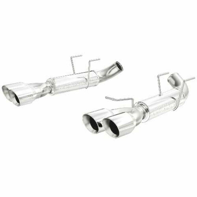 MagnaFlow axle-back exhaust system for 2011-2012 Ford Mustang stainless steel polished 15077