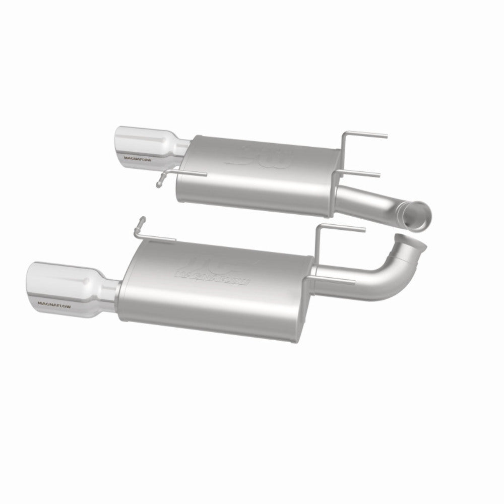 MagnaFlow axle-back exhaust system for 2011-2012 Ford Mustang stainless steel polished 15595