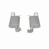MagnaFlow axle-back exhaust system for 2011-2012 Ford Mustang stainless steel polished 15595