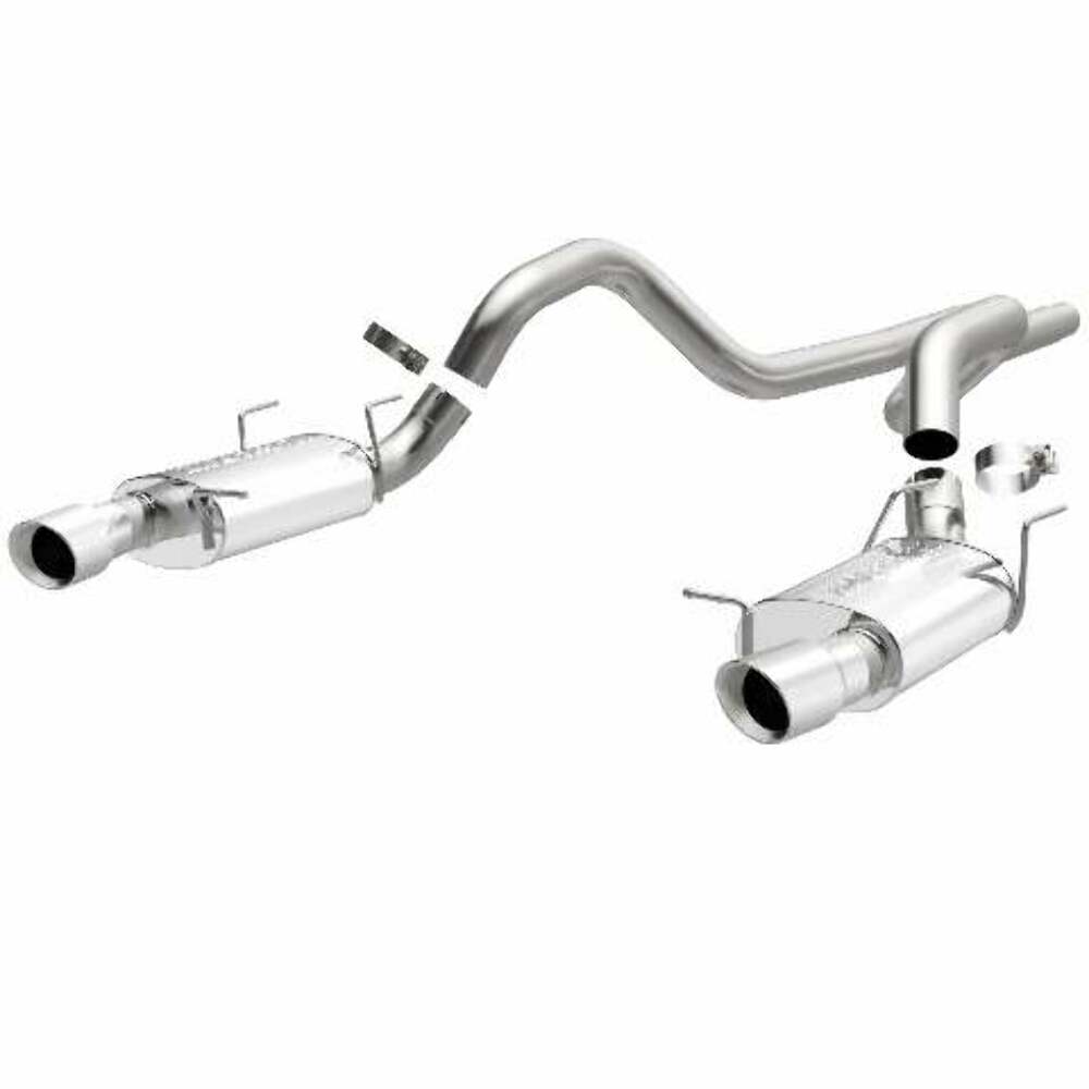 MagnaFlow cat-back exhaust system for 2011-2012 Ford Mustang stainless steel polished 15589