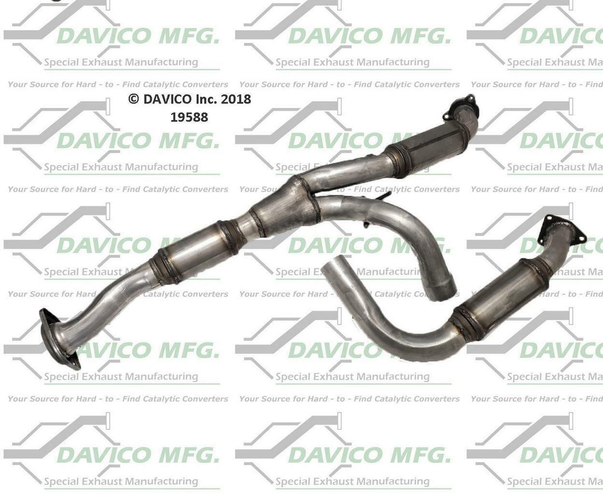 t 2011-2013 Chevrolet Silverado 2500 HD Catalytic Converter 19588 Davico Mfg