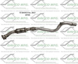 t 2011-2014 Chrysler 300 Catalytic Converter 19703 Davico Mfg
