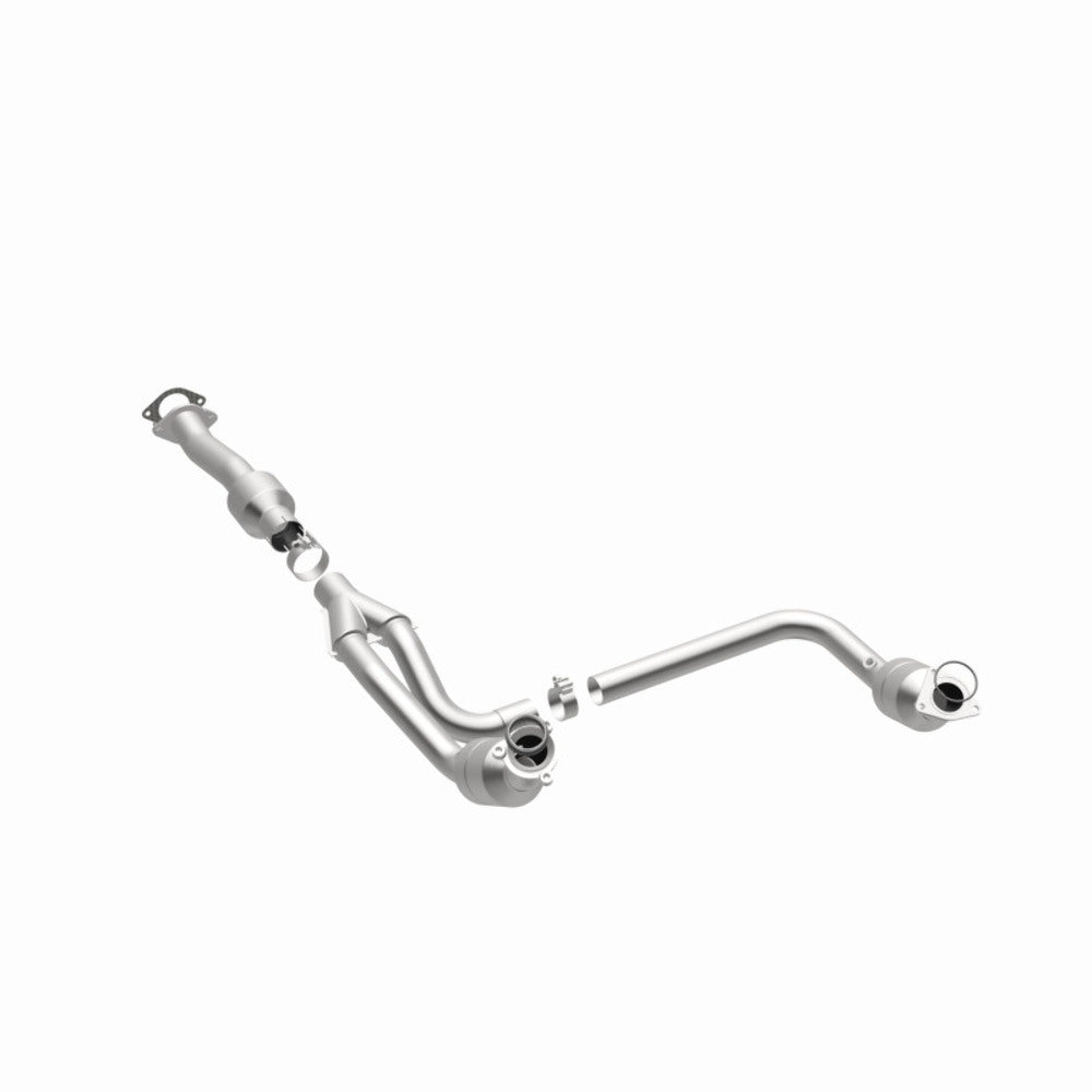 MagnaFlow direct-fit catalytic converter fits 2009-2014 Chevrolet Express 1500, 2009-2011 Chevrolet Express 3500, and additional vehicles and 2011-2014 EXPRESS 1500 stainless steel