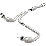 MagnaFlow direct-fit catalytic converter fits 2009-2014 Chevrolet Express 1500, 2009-2011 Chevrolet Express 3500, and additional vehicles and 2011-2014 EXPRESS 1500 stainless steel