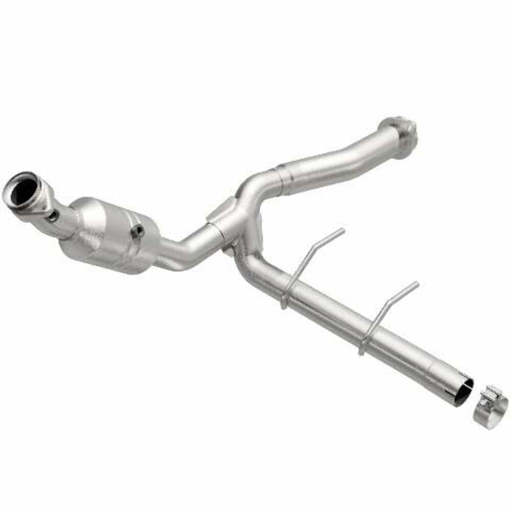 MagnaFlow direct-fit catalytic converter for 2011-2014 Ford F-150 5.0L stainless steel CARB compliant OBDII 52139