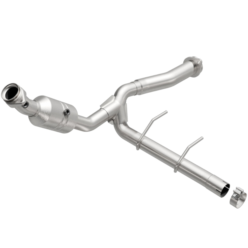 MagnaFlow direct-fit catalytic converter for 2011-2014 Ford F-150 5.0L stainless steel CARB compliant OBDII 52139
