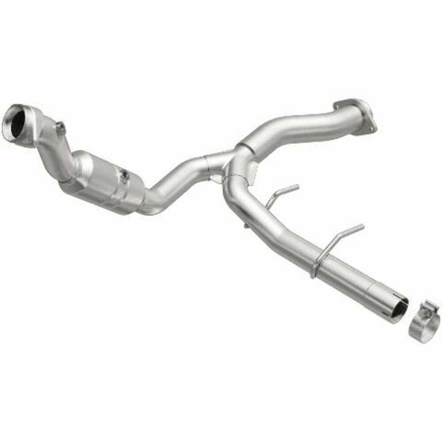 MagnaFlow direct-fit catalytic converter for 2011-2014 Ford F-150 3.5L 3.5 inch inlet/outlet stainless steel CARB compliant OBDII 52429