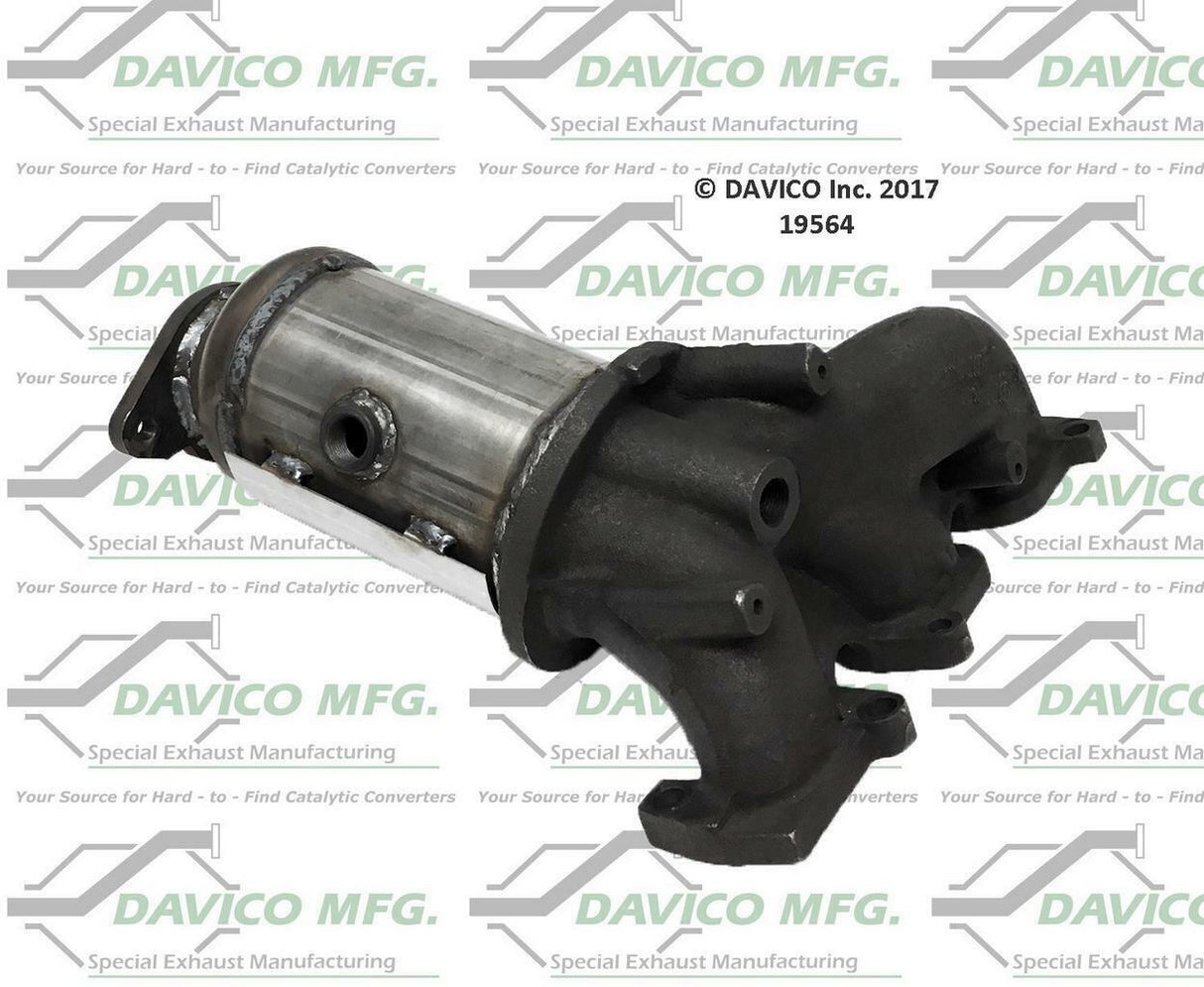 t 2011-2014 Ford Edge Catalytic Converter 19564 Davico Mfg