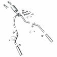 MagnaFlow cat-back exhaust system for 2011-2014 Ford F-150 stainless steel polished 15460