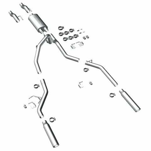 MagnaFlow cat-back exhaust system for 2011-2014 Ford F-150 stainless steel polished 15460
