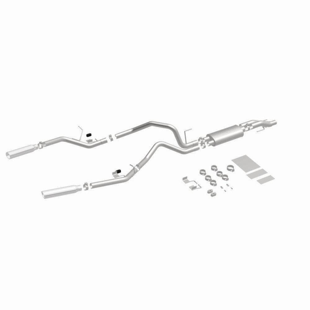 MagnaFlow cat-back exhaust system for 2011-2014 Ford F-150 stainless steel polished 15460