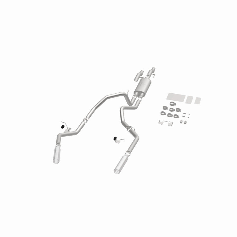 MagnaFlow cat-back exhaust system for 2011-2014 Ford F-150 stainless steel polished 15460