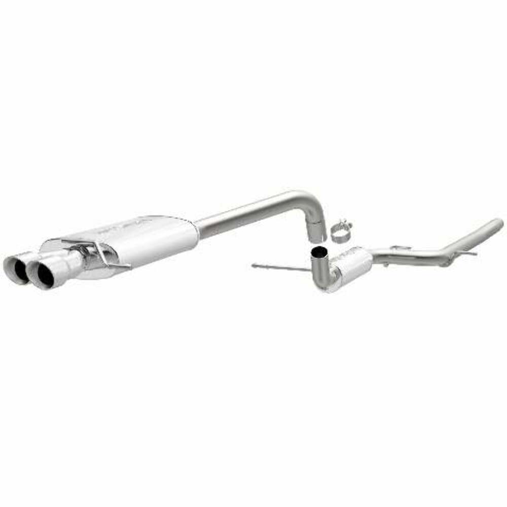 MagnaFlow cat-back exhaust system for 2011-2014 VW Jetta stainless steel polished 15486