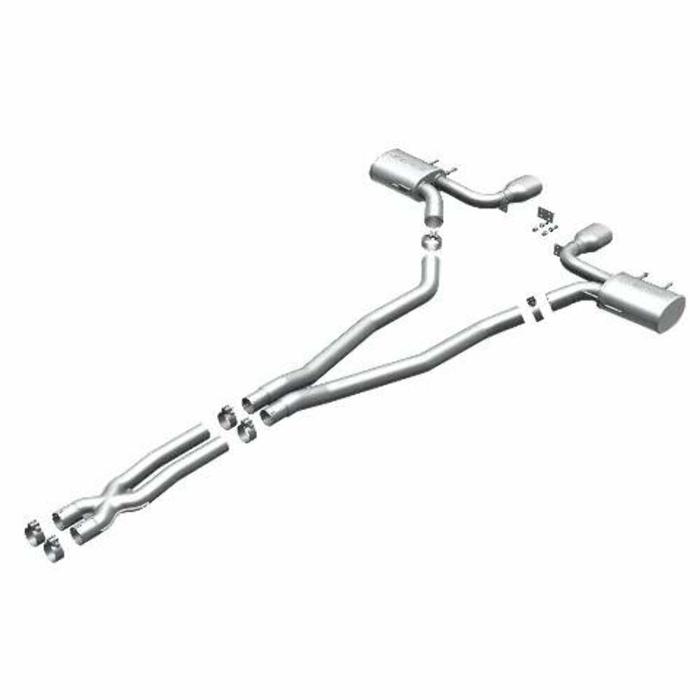 MagnaFlow cat-back exhaust system for 2011-2015 Cadillac stainless steel polished 15496