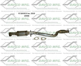 t 2011-2015 Chevrolet Cruze Catalytic Converter 19498 Davico Mfg