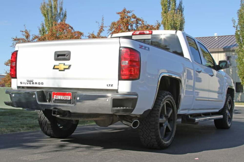 t 2011-2018 Chevrolet Silverado 1500 Cat-back Exhaust System Flowmaster Force II 817603 Flowmaster